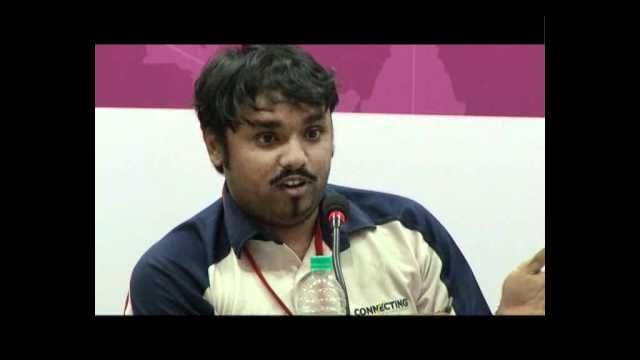 Anoop Saha at the Working Session II - Internet Right as Human Right Anoop Saha at the Working Session II - Internet Right as Human Right