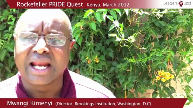 Mwangi Kimenyi : Leaders Quest Mwangi Kimenyi : Leaders Quest