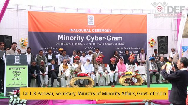 Dr. L.K panwar, secretary, ministry of minority affairs : Minority cyber gram Dr. L.K panwar, secretary, ministry of minority affairs : Minority cyber gram