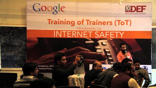 Sayed Mairaj : Working session 2 : TOT program on internet safety Sayed Mairaj : Working session 2 : TOT program on internet safety